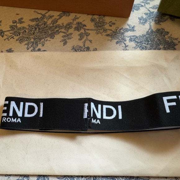 Fashion Monochrome Logo Headband